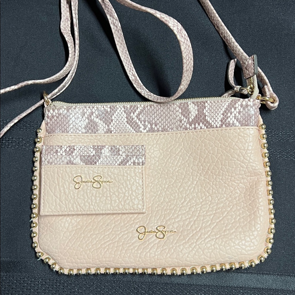 Elegant Cream Shoulder Bag with Card Holder new w out tags
